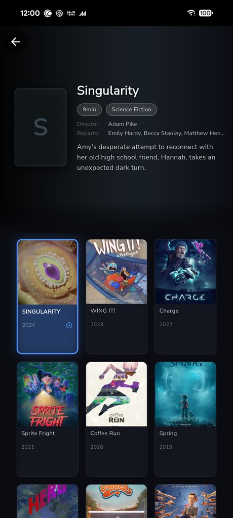 AXOM Player movies on Android